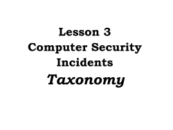 Lsn 3: CND_Taxonomy