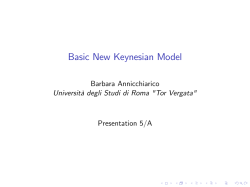 Basic New Keynesian Model