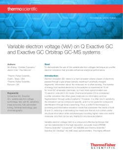 Variable Electron Voltages (VeV) on Q Exactive GC and Exactive