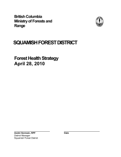 April 29 FHS - Ministry of Forests, Lands and Natural Resource