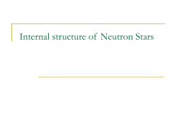 Structure of Neutron Stars - X-Ray