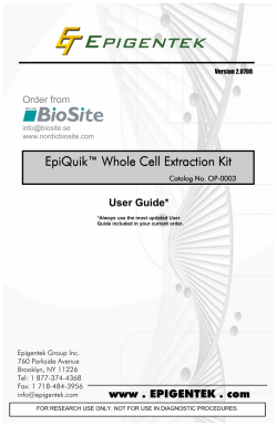 epigentek - Nordic BioSite