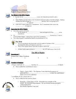 American Government - Warren County Schools