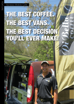 the best coffee. the best vans. the best decision you`ll ever make!