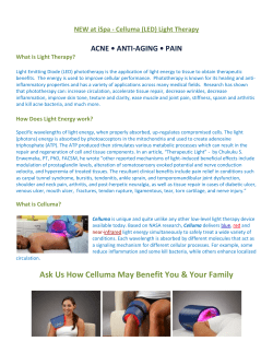 NEW at iSpa - Celluma (LED) Light Therapy ACNE &bull; ANTI