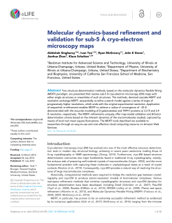 Molecular dynamics-based refinement and validation for sub