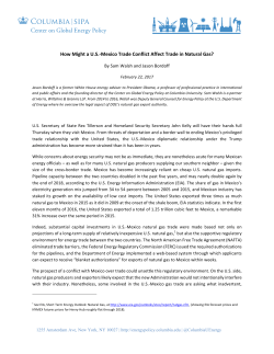 Draft US Mexico gas trade piece 2-21