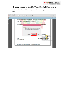 6 easy steps to Verify Your Digital Signature