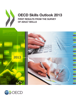 OECD Skills Outlook 2013