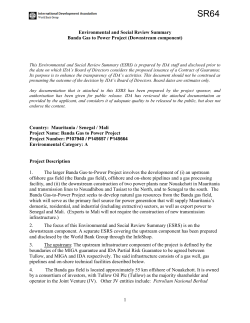 Project Name: Banda Gas to Power Project