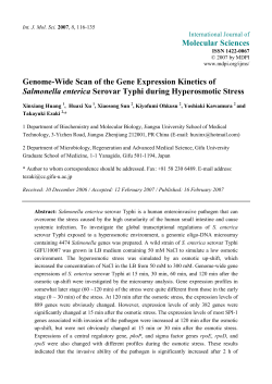Genome-Wide Scan of the Gene Expression Kinetics of