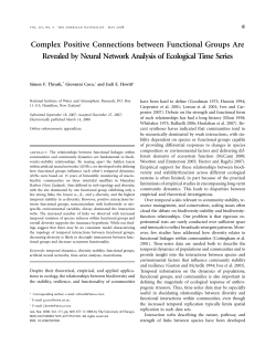 Complex Positive Connections between Functional Groups Are