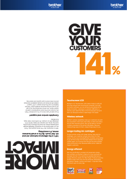 Touchscreen LCD Wireless network Longer lasting ink cartridges