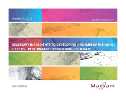 NECESSARY INGREDIENTS TO DEVELOPING AND