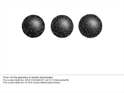 On the geometry of random lemniscates