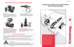 Armstrong Air Heating and Cooling Products for the Process Industries