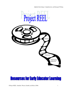 Alphabet Knowledge, Comprehension, and Emergent