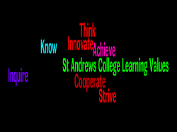 St Andrew`s College Learning Values File