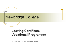 The LCVP&hellip;. - Newbridge College