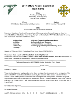 Kestrel Basketball Team - St. Mary Catholic Central