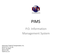 PIMS - ITTI USA