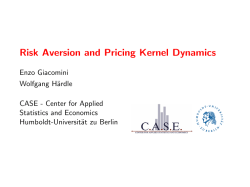 Risk Aversion and Pricing Kernel Dynamics