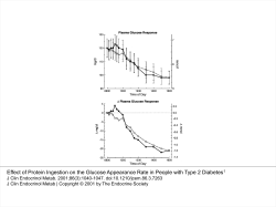 Effect of Protein Ingestion on the Glucose Appearance Rate in