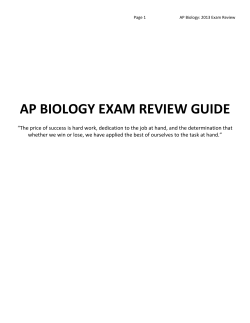 Biochemistry Short Free Response – Page 5