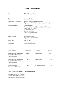 CURRICULUM VITAE