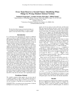 Every Team Deserves a Second Chance