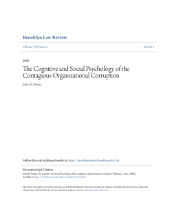 The Cognitive and Social Psychology of the