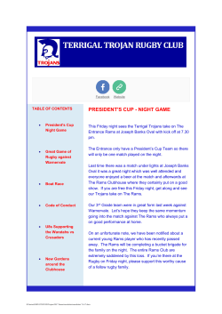 PRESIDENT`S CUP - NIGHT GAME