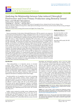 Analyzing the Relationship between Solar