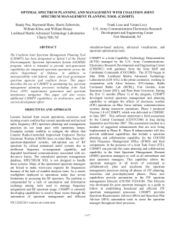 Optimal Spectrum Planning and Management with the Coalition