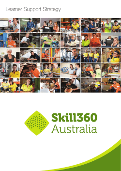 Learner Support Strategy