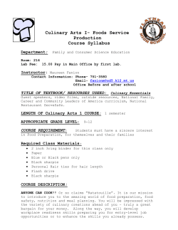 Course Syllabus