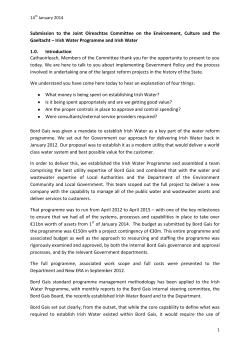 Submission to the Joint Oireachtas Committee on the Environment