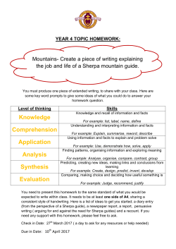 Knowledge Comprehension Application Analysis Synthesis Evaluation