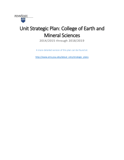 College of Earth and Mineral Sciences