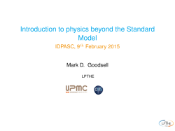 @let@token Introduction to physics beyond the Standard Model