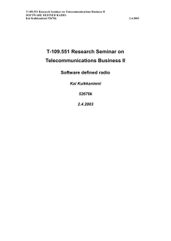 Software defined radio
