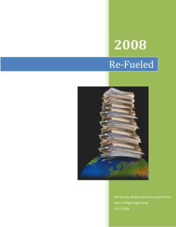 Re-Fueled - Calvin College