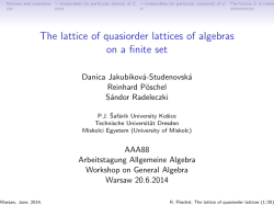 The lattice of quasiorder lattices of algebras on a finite set