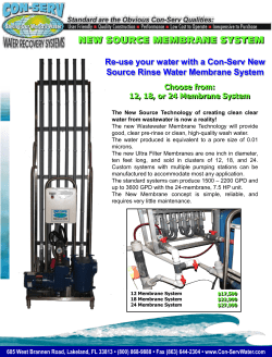NEW SOURCE MEMBRANE SYSTEM