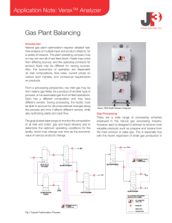 Gas Plant Balancing