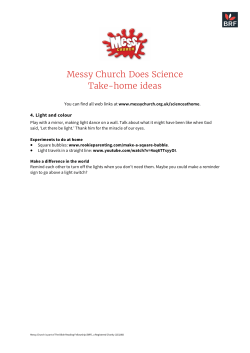 Take-home ideas_4 Light and colour