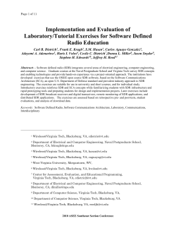 Implementation and Evaluation of Laboratory - ASEE