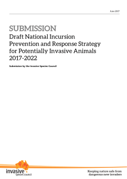 ISC submission NIPR draft strategy