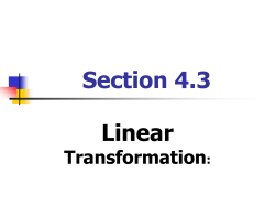 Section 4.3 Linear