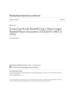 Kansas City Royals Baseball Corp. v. Major League Baseball